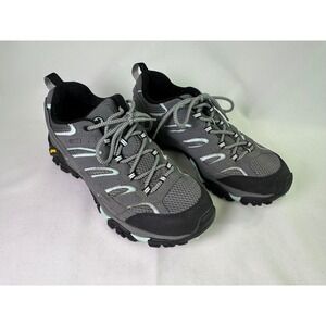 Merrell Moab 2 GTX Women Size 11 Hiking Shoes J06036 Waterproof Vibram Gray Aqua